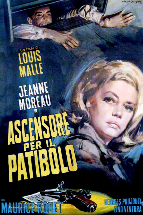 Ascenseur pour l&#039;&eacute;chafaud - Italian Movie Poster