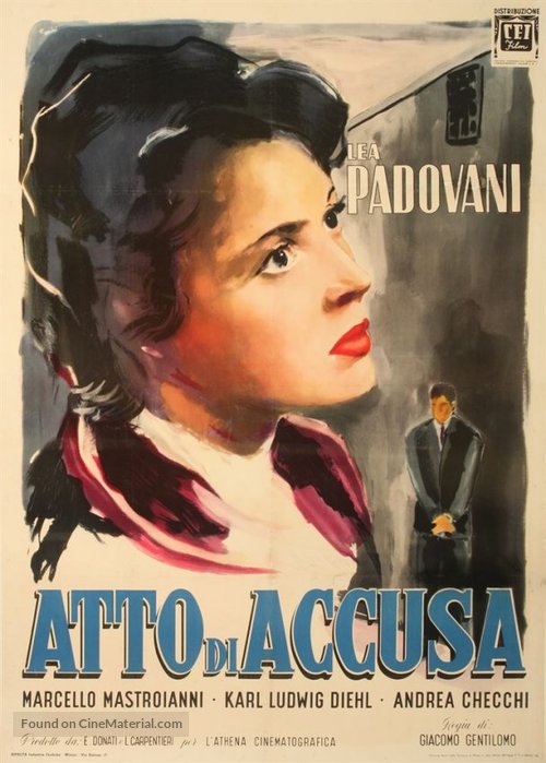 Atto d&#039;accusa - Italian Movie Poster
