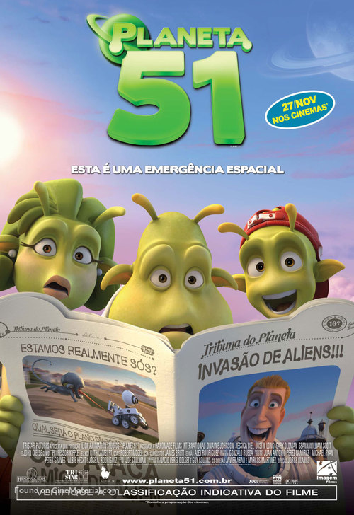 Planet 51 - Brazilian Movie Poster