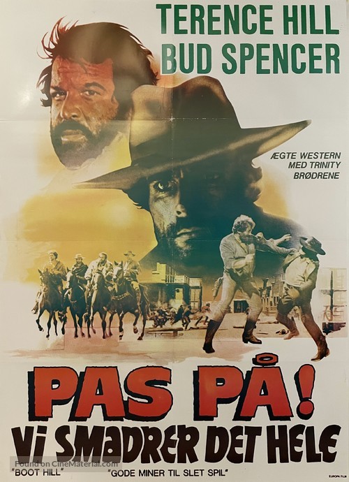 La collina degli stivali - Danish Movie Poster