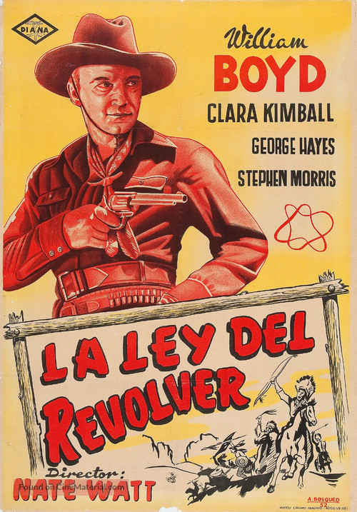 Hills of Old Wyoming - Argentinian Movie Poster