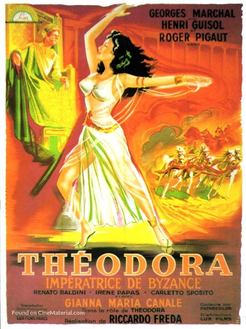 Teodora, imperatrice di Bisanzio - French Movie Poster