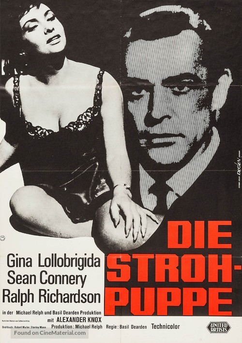 Woman of Straw - German Movie Poster