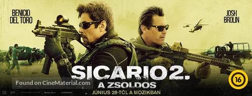 Sicario: Day of the Soldado - Hungarian Movie Cover