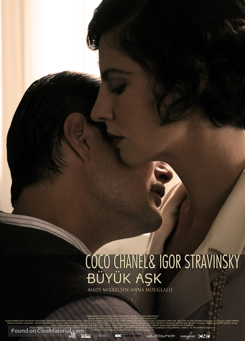 Coco Chanel &amp; Igor Stravinsky - Turkish Movie Poster