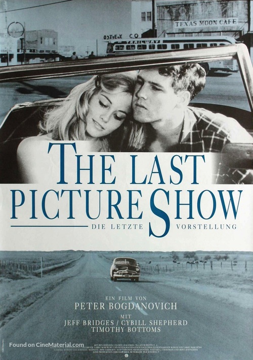 The Last Picture Show - German Movie Poster
