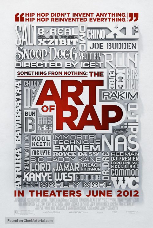 Something from Nothing: The Art of Rap - Movie Poster