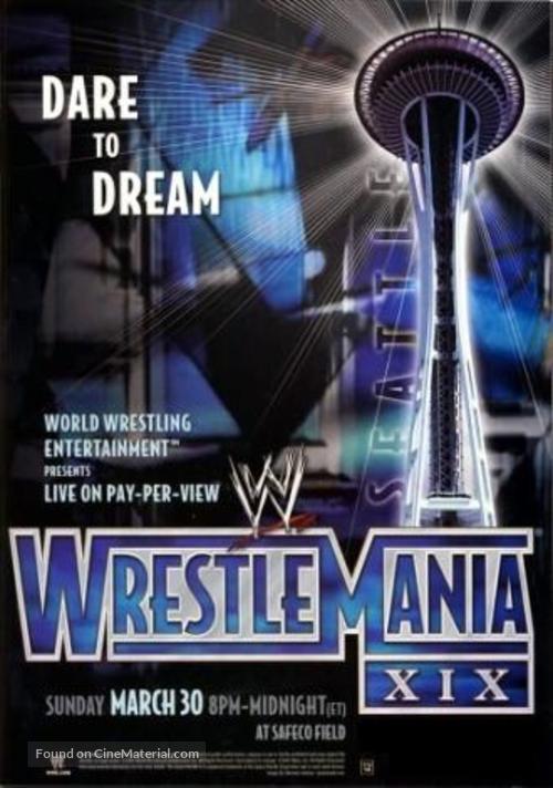 WWE WrestleMania XIX - Movie Poster
