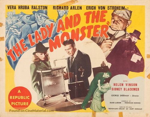 The Lady and the Monster - Movie Poster