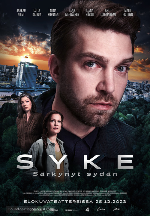 Syke: S&auml;rkynyt syd&auml;n - Finnish Movie Poster