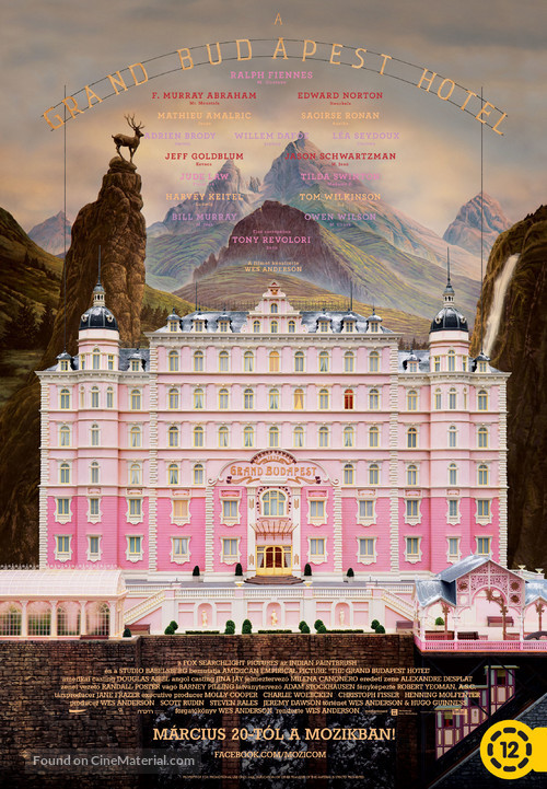 The Grand Budapest Hotel - Hungarian Movie Poster