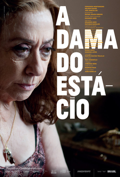 A Dama do Est&aacute;cio - Brazilian Movie Poster