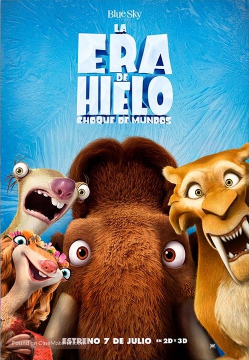 Ice Age: Collision Course - Chilean Movie Poster