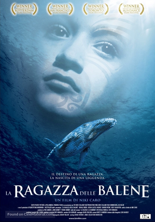 Whale Rider - Italian Movie Poster