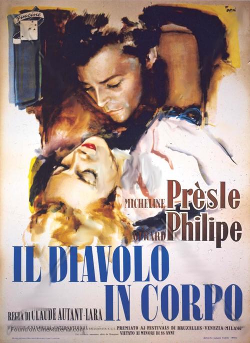 Le diable au corps - Italian Movie Poster