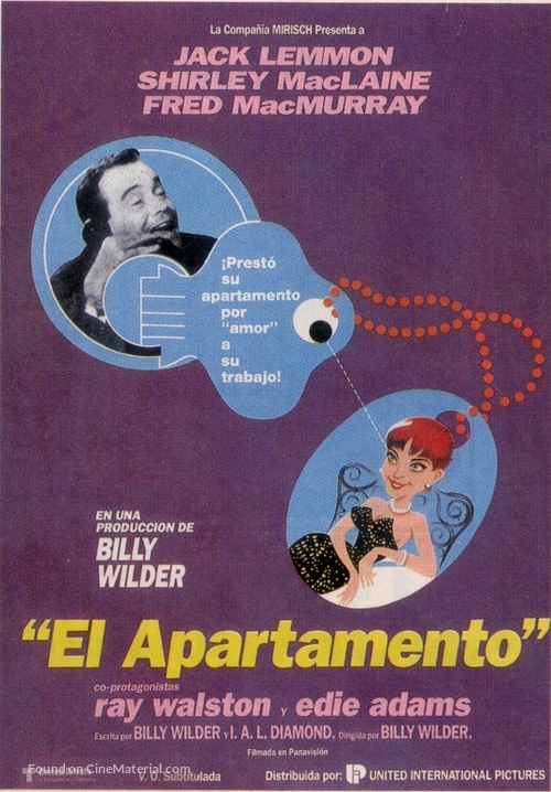 The Apartment - Spanish Movie Poster