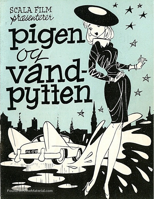 Pigen og vandpytten - Danish Movie Poster