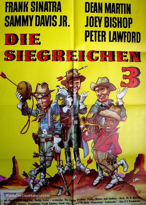 Sergeants 3 - German Movie Poster