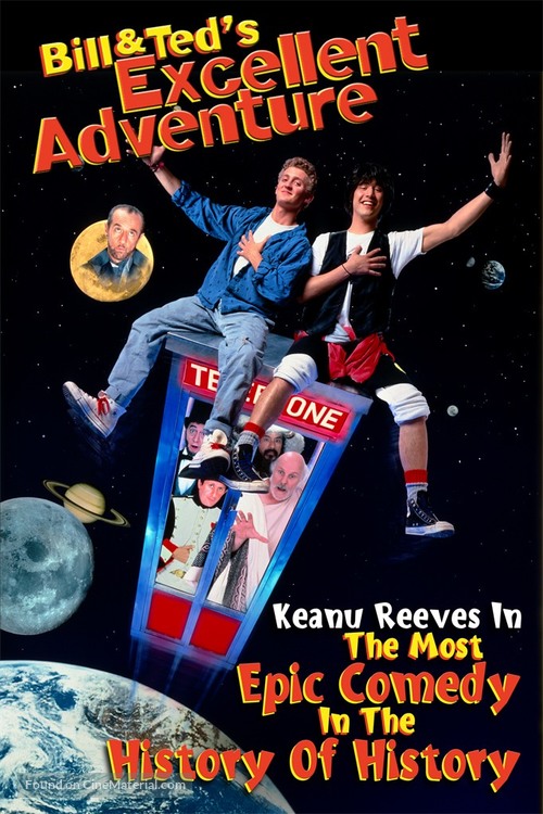 Bill &amp; Ted&#039;s Excellent Adventure - VHS movie cover