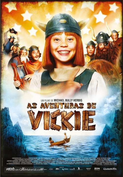Wickie und die starken M&auml;nner - Portuguese Movie Poster