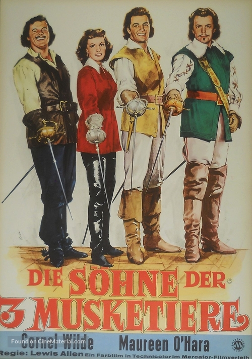 At Sword&#039;s Point - German Movie Poster