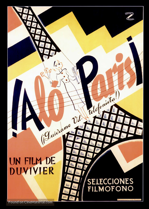 Allo Berlin? Ici Paris! - Spanish Movie Poster