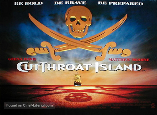 Cutthroat Island - British Movie Poster