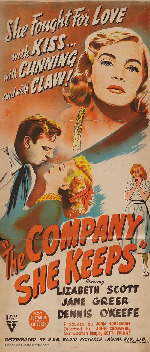 The Company She Keeps - Australian Movie Poster