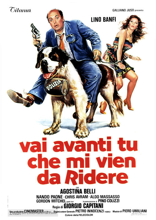 Vai avanti tu che mi vien da ridere - Italian Movie Poster
