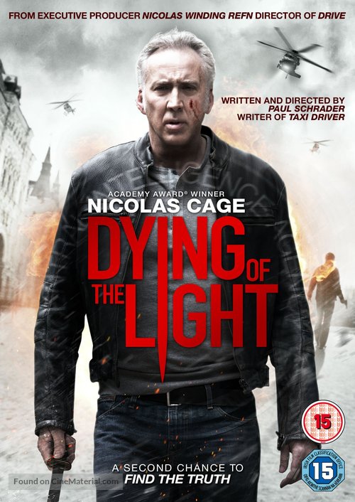 The Dying of the Light - British DVD movie cover