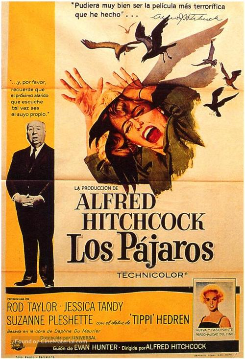 The Birds - Spanish Movie Poster