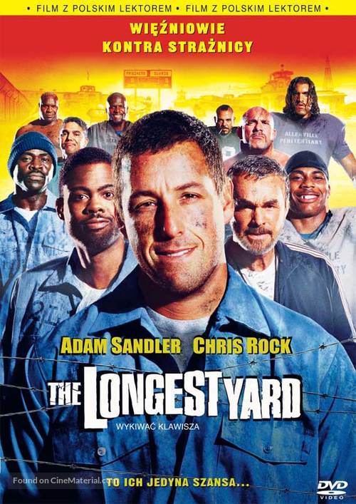 The Longest Yard - Polish DVD movie cover