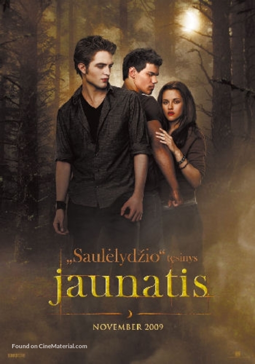 The Twilight Saga: New Moon - Lithuanian Movie Poster
