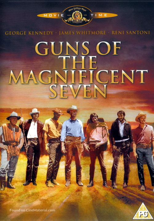 Guns of the Magnificent Seven - British DVD movie cover