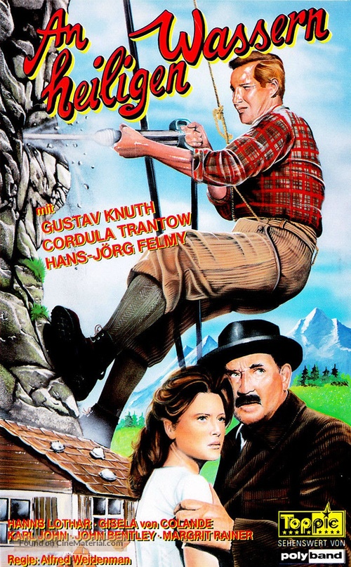 An heiligen Wassern - German VHS movie cover