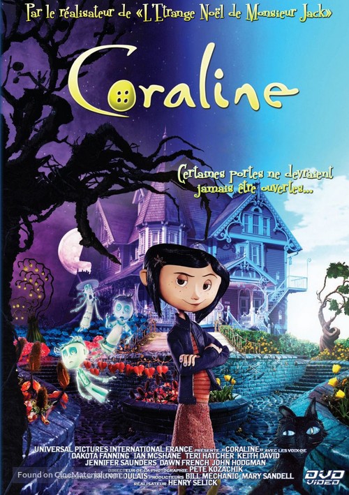 Coraline - French DVD movie cover
