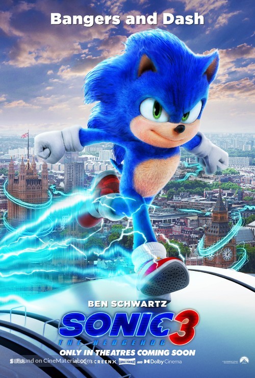 Sonic the Hedgehog 3 - Movie Poster