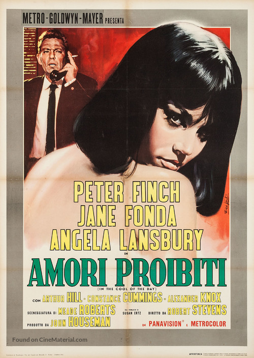 In the Cool of the Day - Italian Movie Poster