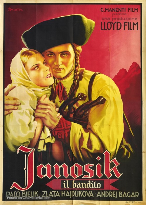 J&aacute;nosik - Italian Movie Poster