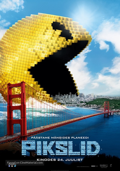 Pixels - Estonian Movie Poster