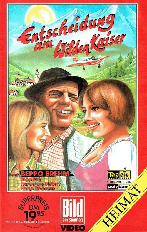 Da lacht Tirol - German VHS movie cover