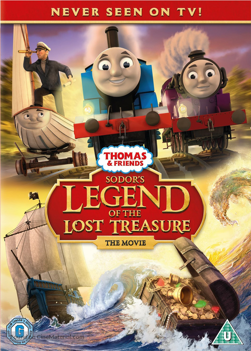 Thomas &amp; Friends: Sodor&#039;s Legend of the Lost Treasure - British DVD movie cover