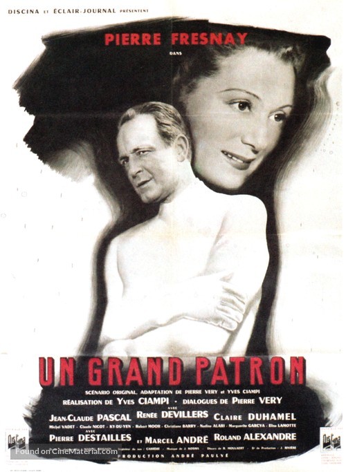 Un grand patron - French Movie Poster