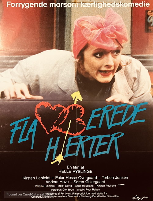 Flamberede hjerter - Danish Movie Poster