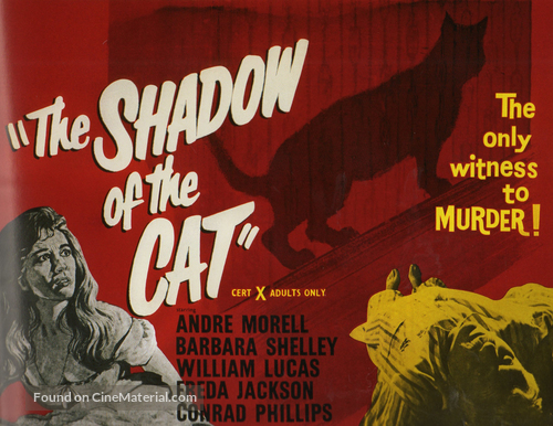 Shadow of the Cat - British Movie Poster