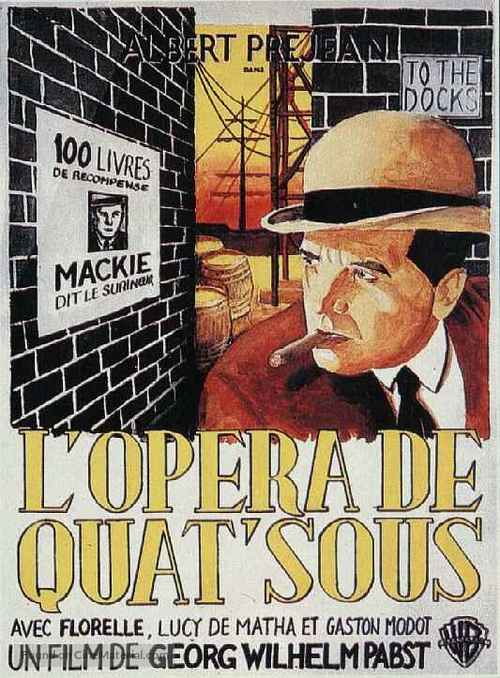 L&#039;op&eacute;ra de quat&#039;sous - French Movie Poster