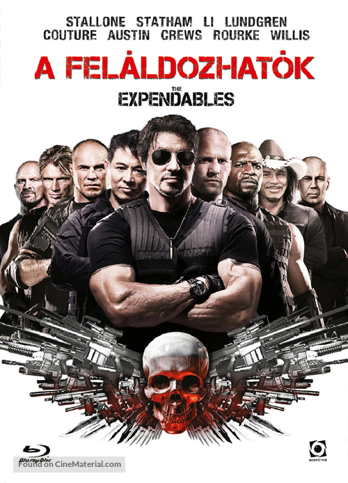 The Expendables - Hungarian Blu-Ray movie cover