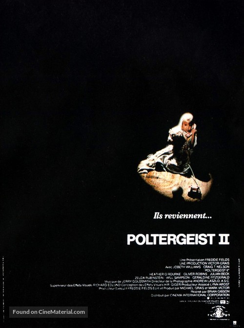 Poltergeist II: The Other Side - French Movie Poster