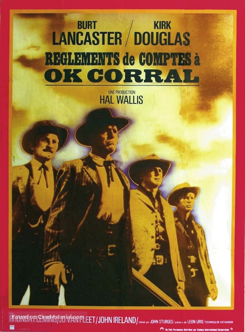 Gunfight at the O.K. Corral - French Movie Poster