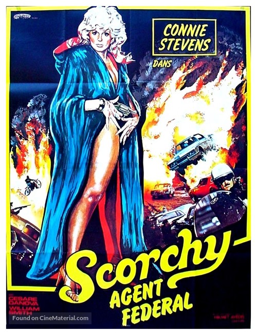 Scorchy - French Movie Poster
